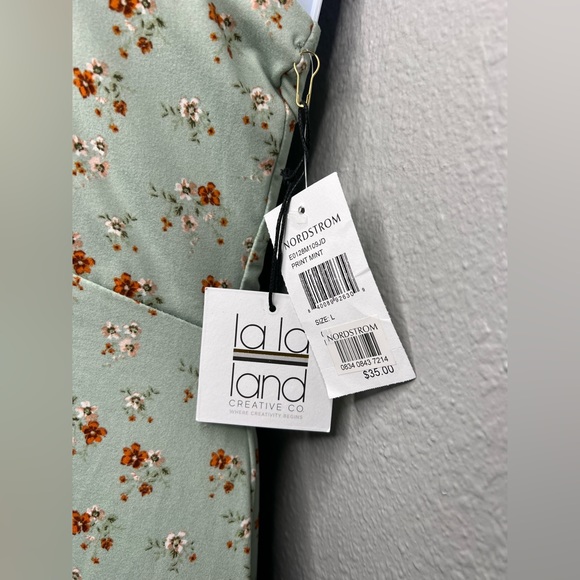 La La Land Floral Mint Dress NWT - Picture 3 of 3